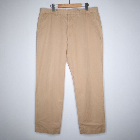 J.Crew Mens Bedford Khaki Pants 100% Cotton Slacks Tan Classic Office Golf - Picture 10 of 12
